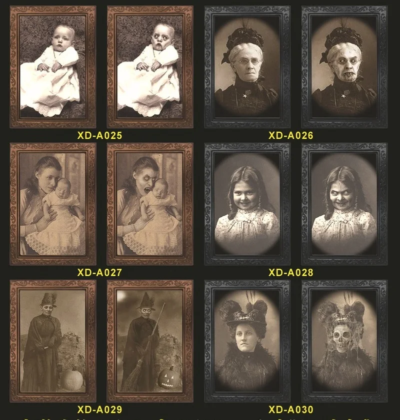 Декоративная картина Счастливого Хэллоуина бара дом с привидениями рамка