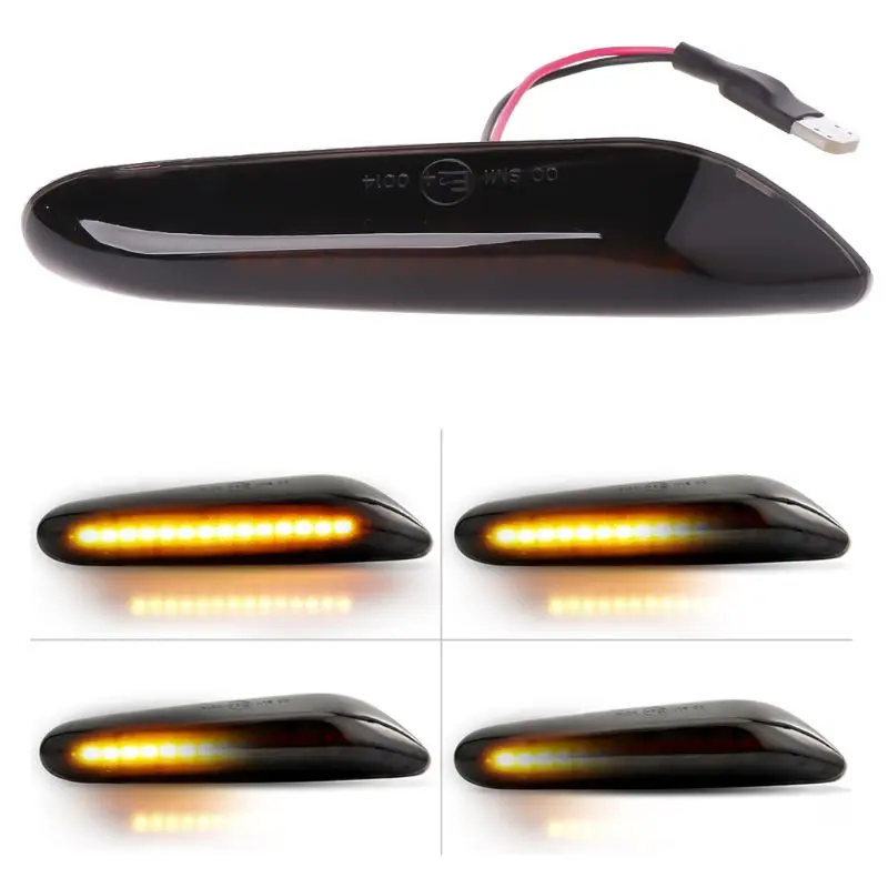 

1 Pair Car Turn Signal Lights LED Turn Indicator Blinker Lamp Signal Lamp Side Marker For bmw E90 E91 E92 E93 E46 87HE