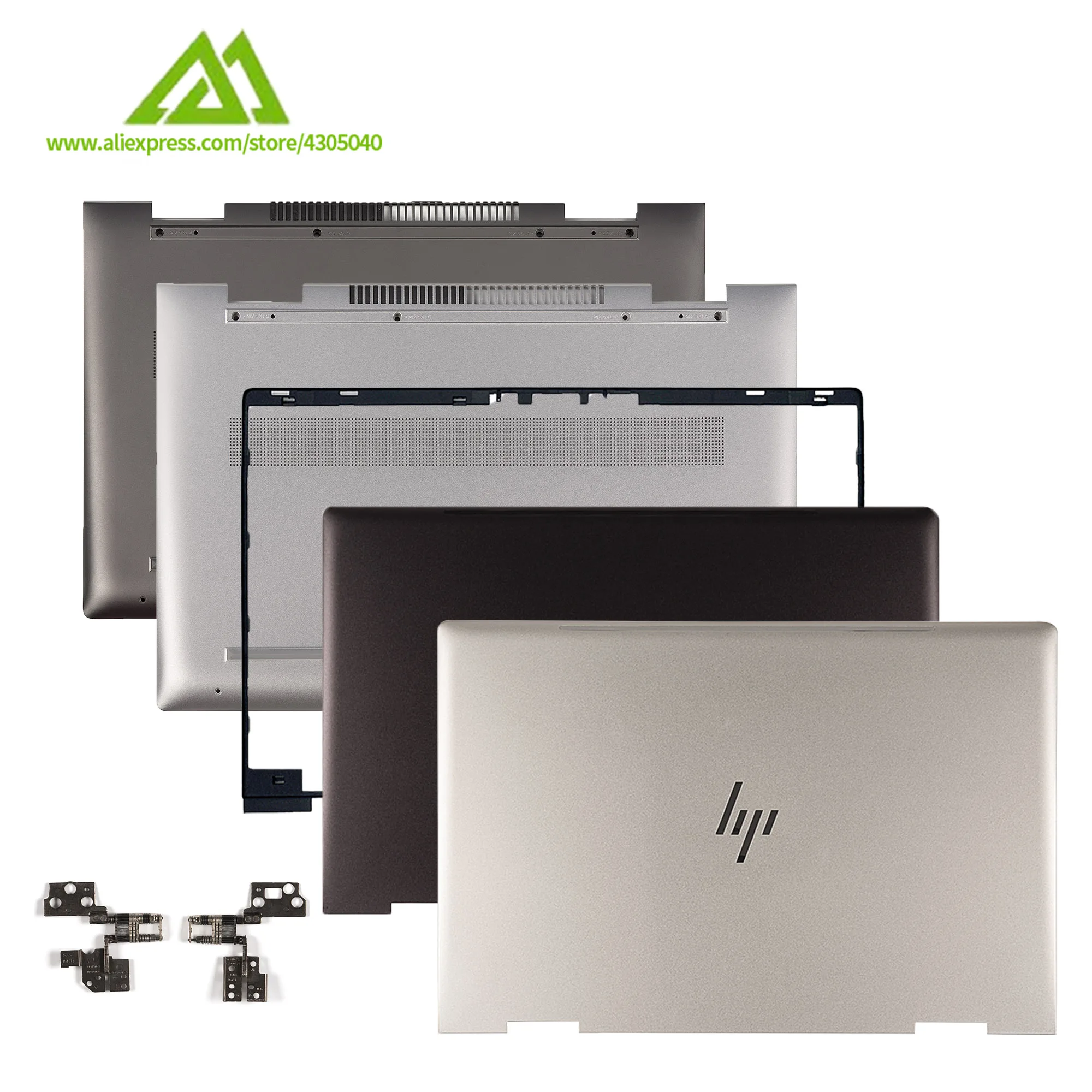 Новая Оригинальная задняя крышка ЖК-дисплея/Передняя панель/петли/Нижняя для HP