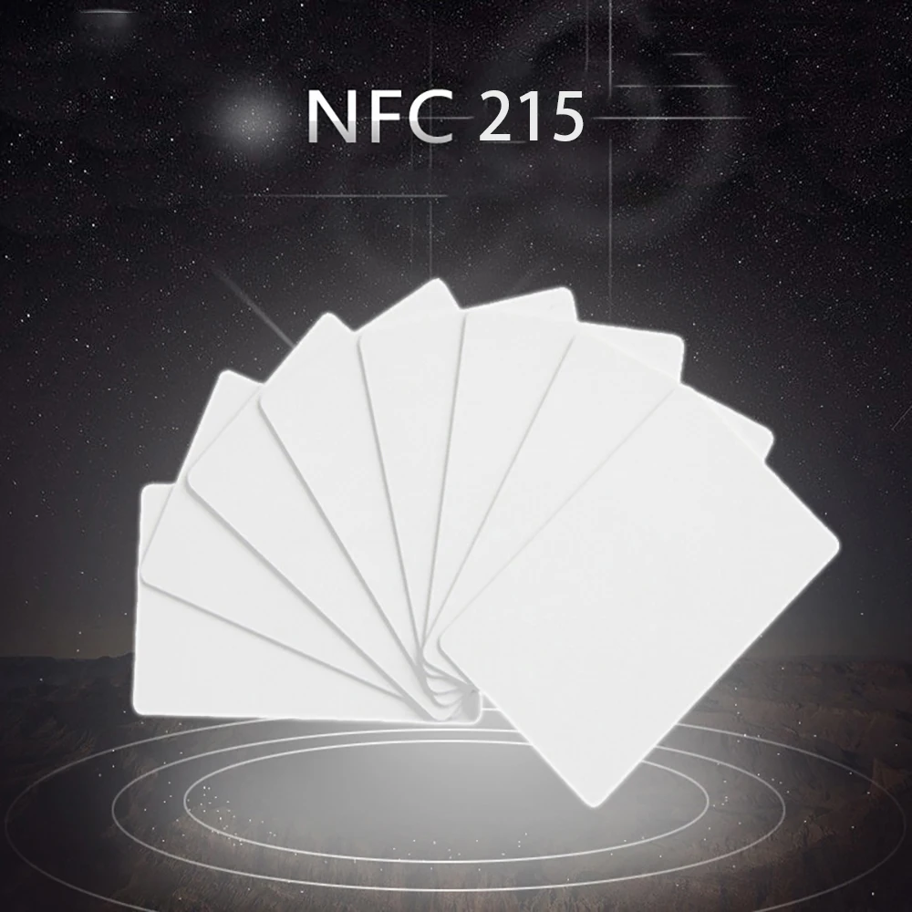 ПВХ 50 шт. 504 байт NFC 215 бирка для карты ISO 1444A 13,56 МГц для TagMo Forum type 2 наклейка NFC бирки 215 чип