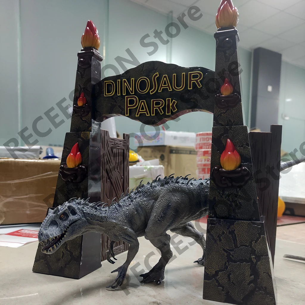 

Экшн-фигурка тираннозавра для детей, мир Юрского периода, динозавр, портал, рамка, ролевая игра, забор, ворота для детей, фигурки, аксессуары