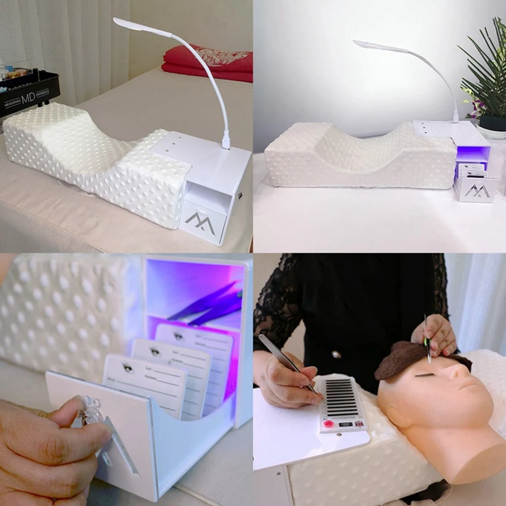 Ресницы для наращивания подушка ресниц шеи с операционным столом салона красоты