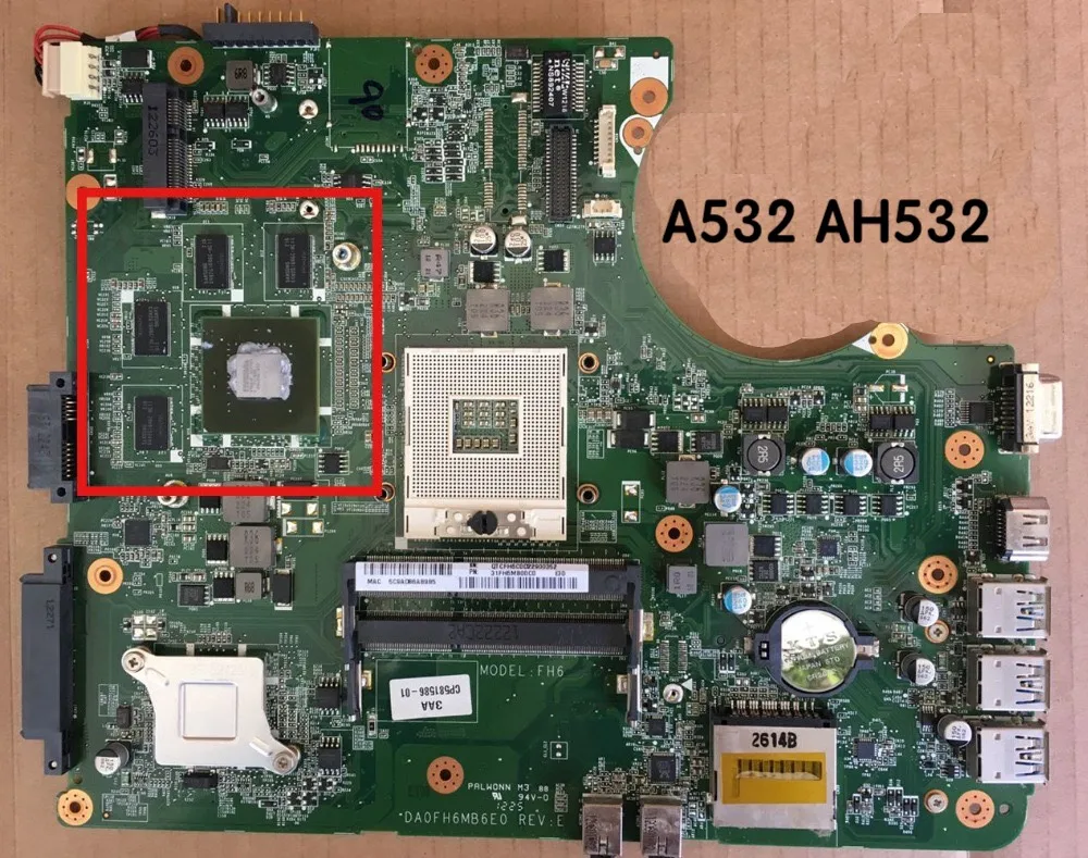 

Подходит для Fujitsu A532 AH532 материнская плата для ноутбука DA0FH6MB6E0 DDR3 Материнская плата 100% протестированная полностью Рабочая