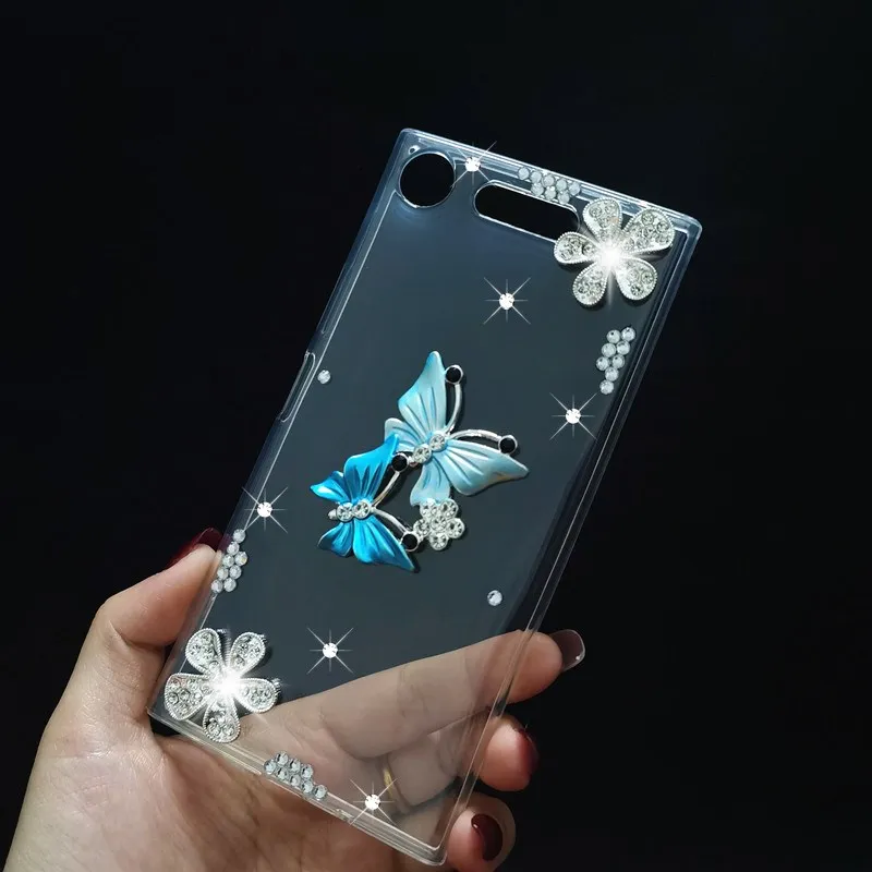 Роскошный Блестящий Алмазный чехол для Sony Xperia 1 10 II 5 8 L1 L2 L3 L4 Plus XA XA1 XA2 XZ XZ1 XZ2 XZ3 Ultra