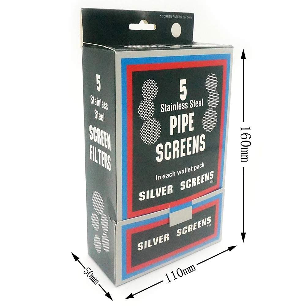 200 шт. Нержавеющая сталь трубы Экран Диаметр 20 мм табак курительного аксессуары