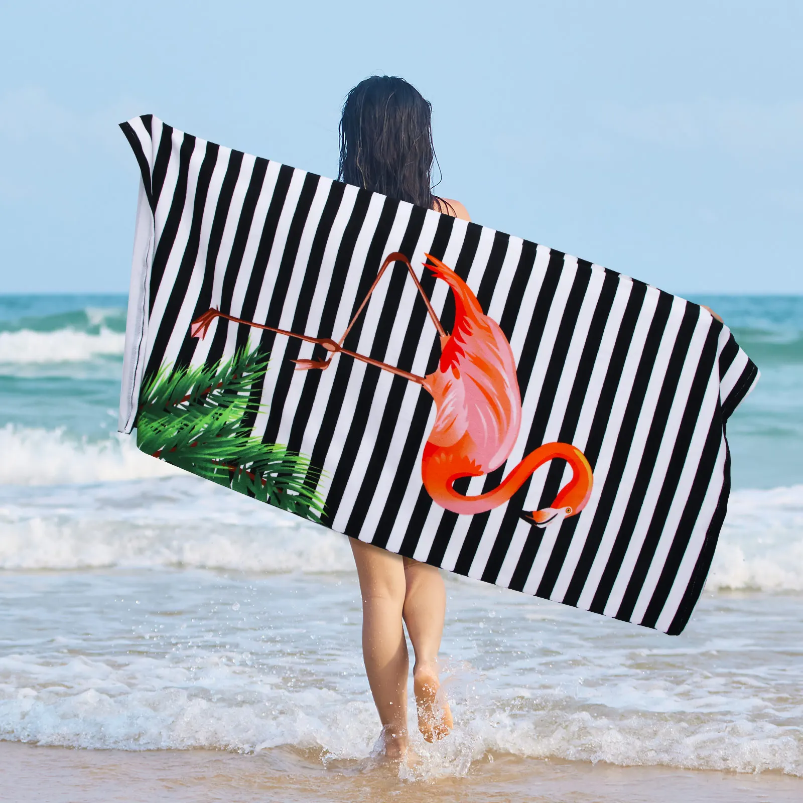 

Outdoor Microfiber Towel Camping Sport Swimming Beach Bath Towels Hand Face Body Antibacterial Hiking Travel Quick Dry