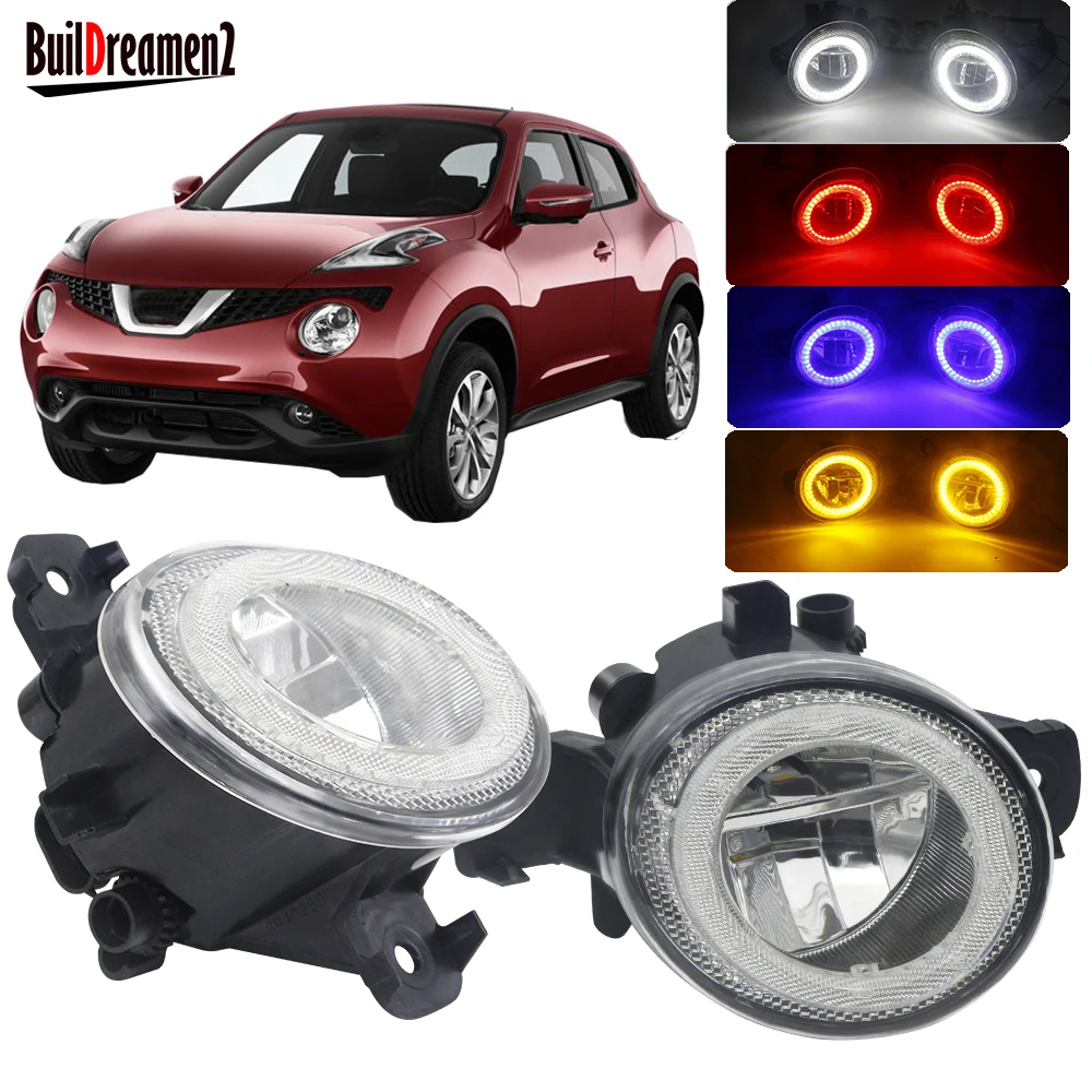 Автомобильные противотуманные фары 4000LM LED Angel Eye DRL дневные ходовые огни