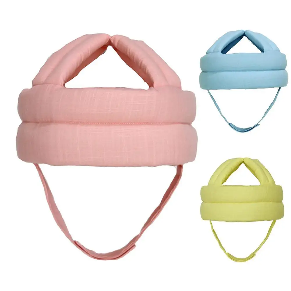 

Baby Safety Walk Cap Anti-collision Protective Hats Helmet Soft Comfortable Head Protection Adjustable Hats For Kids Security