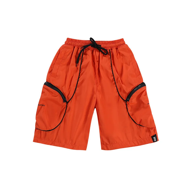 

Street dance children's tide clothes summer short-sleeved T-shirt tops boys hip-hop costumes girls jazz dance suits