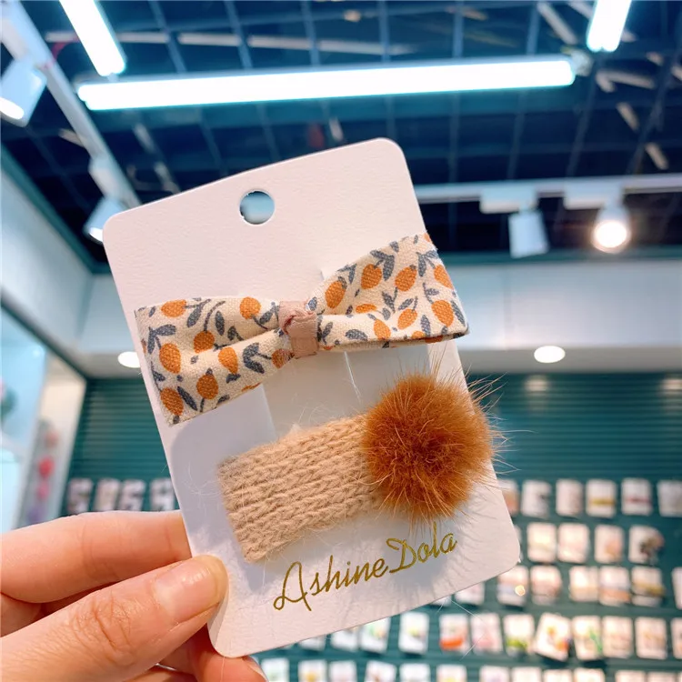 Pinzas para el pelo con estampado de flores para ni&ntilde;a, pasadores para el pelo de mariposa, pinzas Bb, conjunto de accesorios para el cabello para ni&ntilde;a, herramientas de peinado para fiesta-5