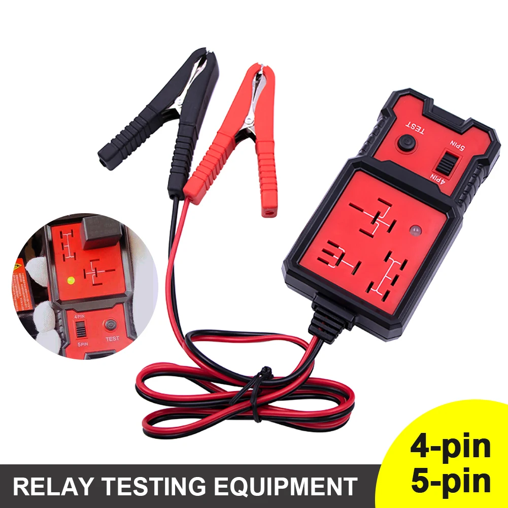 

12V Car Relay Tester 4 / 5 Pin Auto Diagnostic Universal Electronic Automotive Relay Tester Car Battery Checker Diagnostic Tools