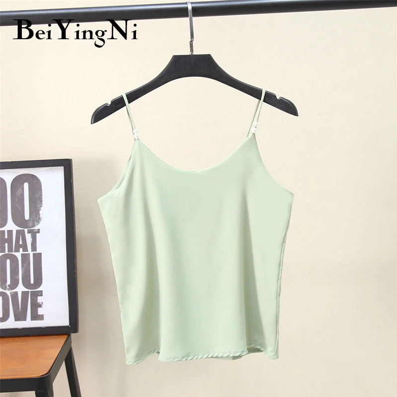 Женская блузка с V-образным вырезом на бретельках | одежда