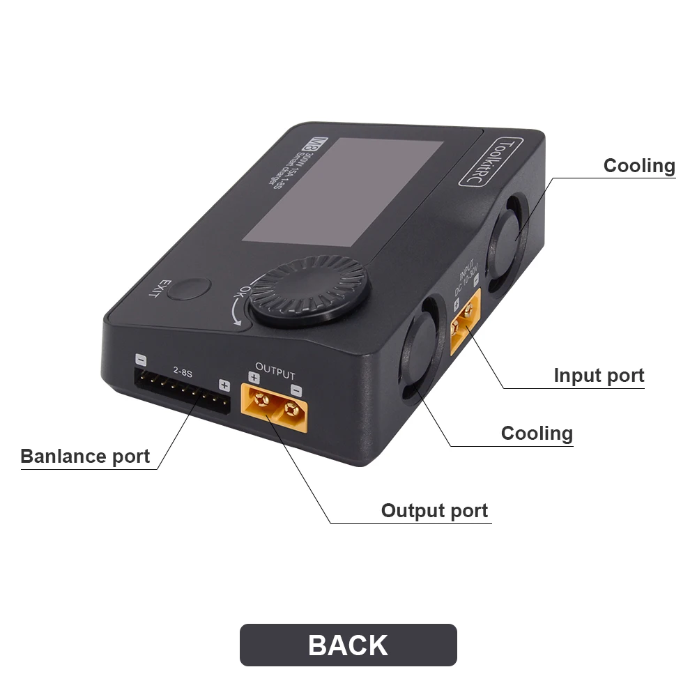 ToolkitRC M8 300 Вт 15A зарядное устройство проверка ячеек сервотестер тестер приемника и