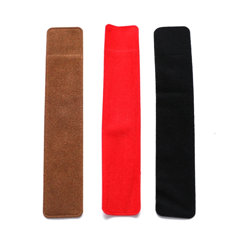 

10Pcs Velvet Pen Pouch Fountain Pen Case Single Pencil Bag Retro Pen Cover