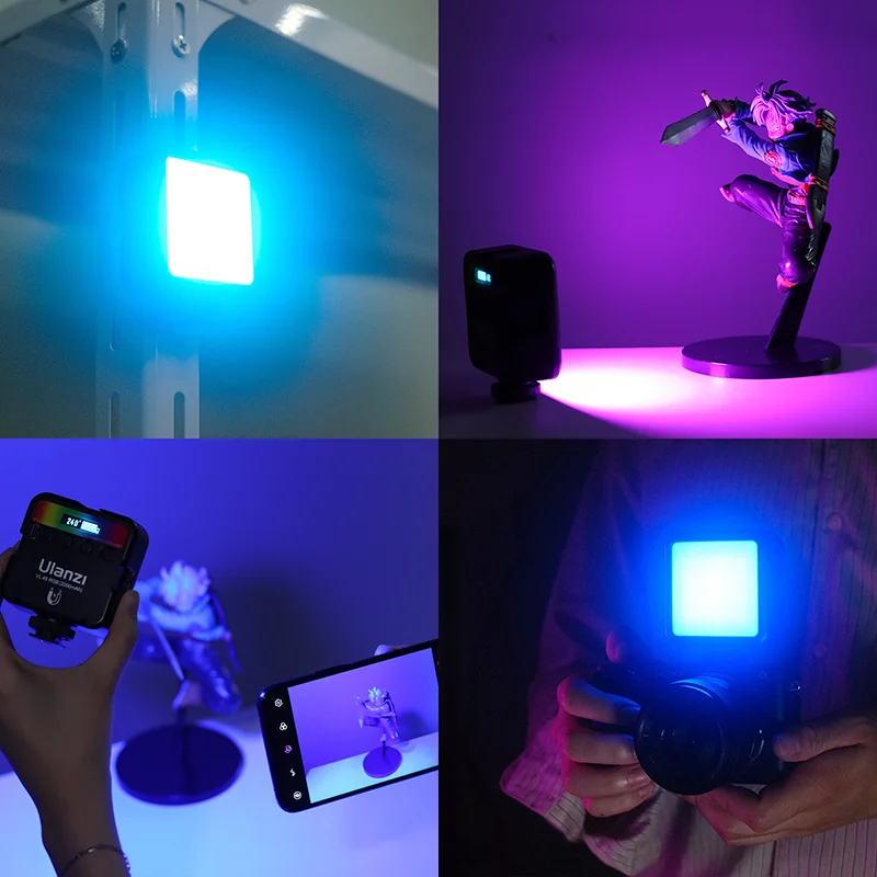 

Ulanzi VL49 RGB Pocket LED Video Light 2700K-9000K On Camera Light Mini Pocket Fill Light Photography Lighting Vlog Light