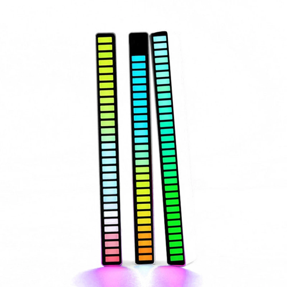 

Sound Control Light Voice-Activated Pickup Rhythm Lights LED RGB Colorful Music Ambient Light Bar Rhythm Lamp USB Lights