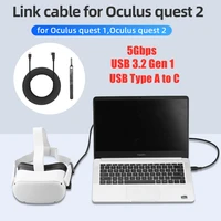 35m link cable for oculus quest 12pico neo usb 3 2 gen 1 link cable usb type a to c data transfer quick steam vr accessories