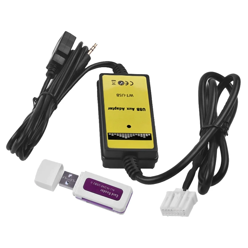

Автомобильный USB-адаптер MP3 аудиоинтерфейс SD AUX USB кабель для передачи данных подключение CD-чейнджера для Mazda 3 6 Miata RX8 CX7
