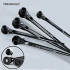 Гаечный ключ с храповым механизмом 10-34 мм, универсальный головной ключ, острый торцевой ключ, регулируемый торцевой адаптер, ручные инструменты