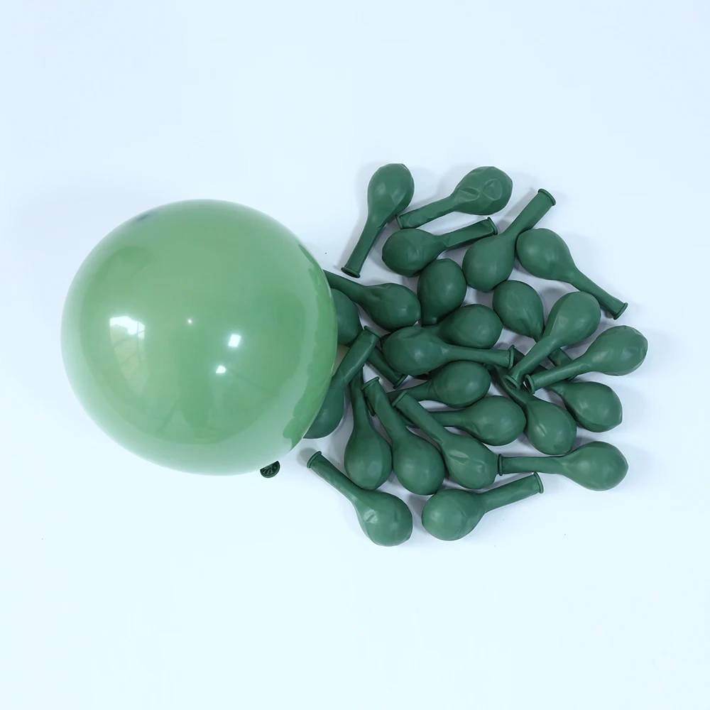 15 шт. 10 дюймов авокадо Ретро оливковая зеленая бобовая паста цветной латексный