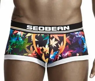 4 SEOBEAN, сексуальное мужское нижнее белье, calzoncillos, Мужская пижама, боксеры, calecon homme, нижнее белье, hombre slip - Цвет: 4