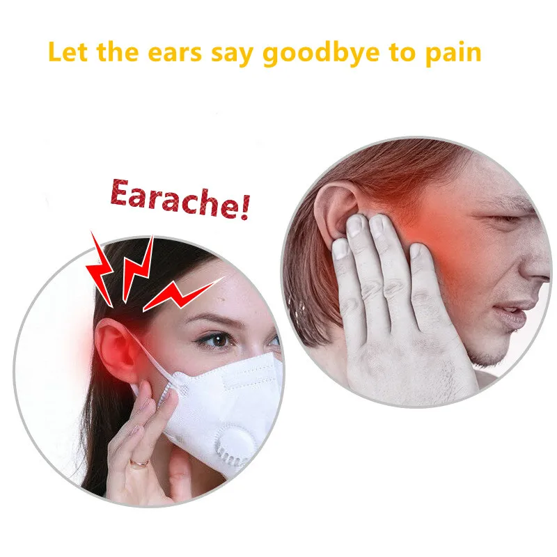 Многоразовая маска с крючком для защиты ушей защитный артефакт Удобные товары от