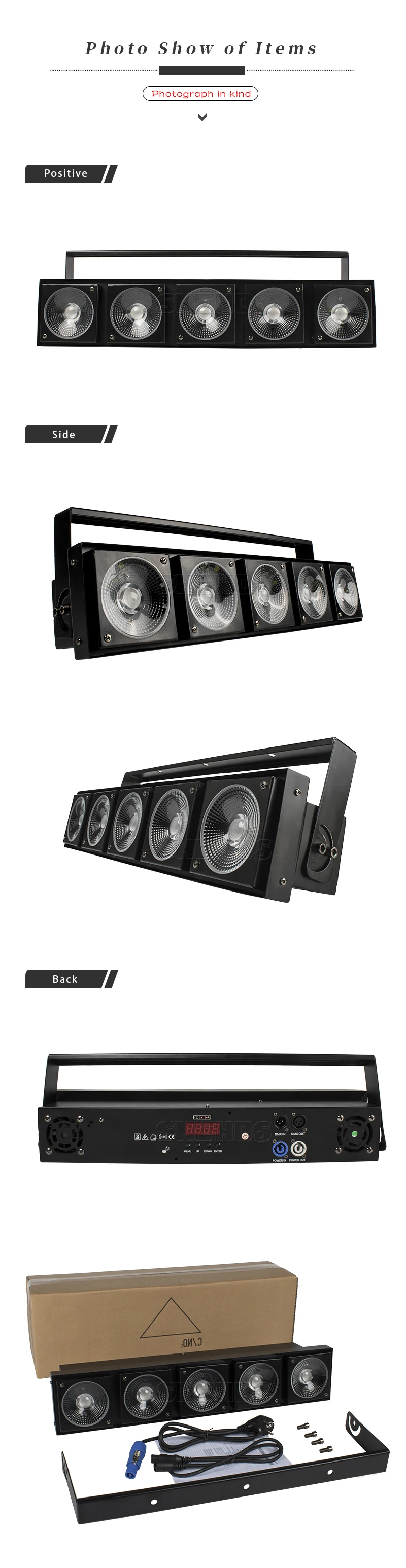 2 шт. светодиодный 5x30 Вт RGB 3in1Matrix освещение длинная лампа лампочка DMX512 Контрольное устройство подходит для DJDisco театральный эффект огни SHEHDS