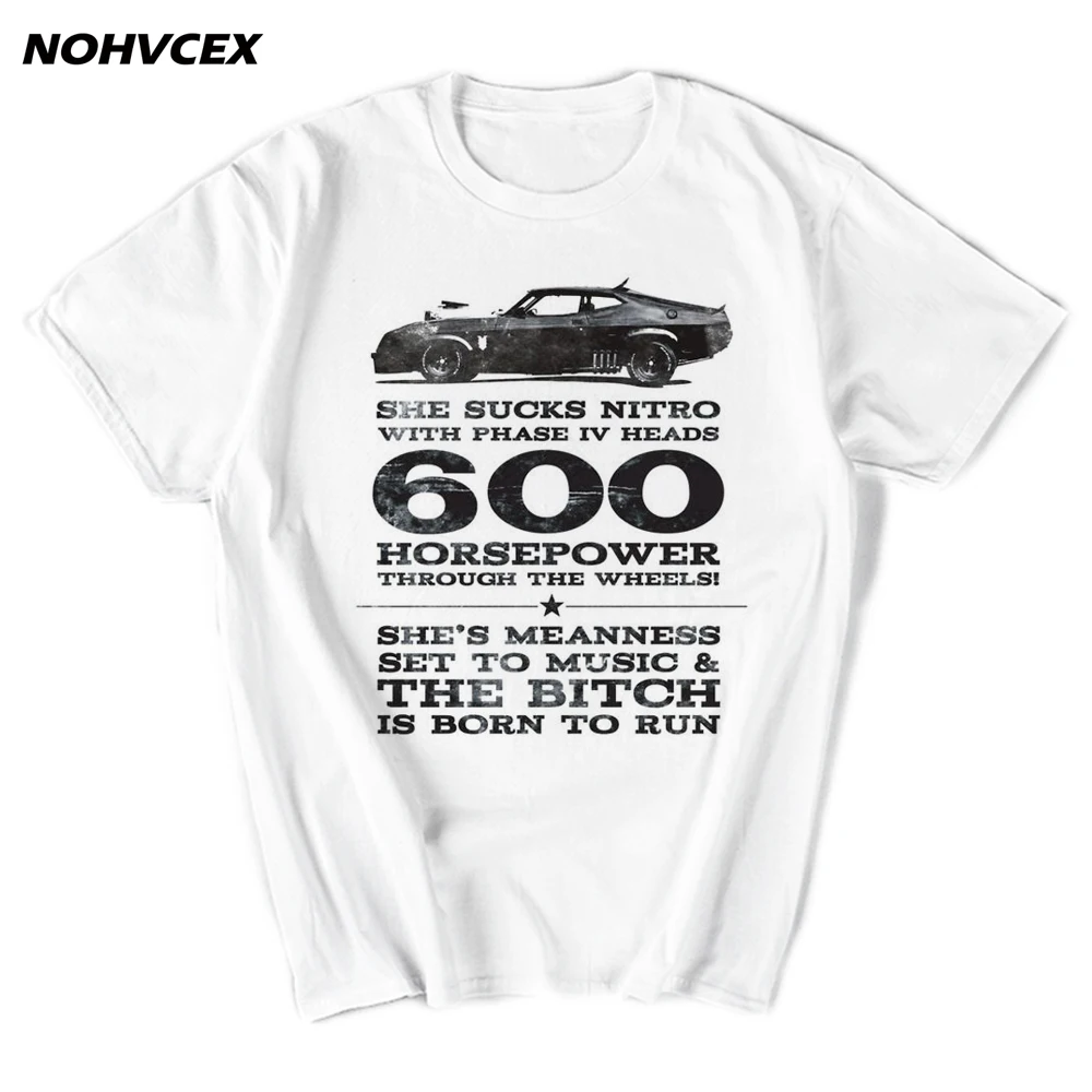 Суперзаряжающий перехватчик с футболкой Mad Max автомобильный фильм V8 гоня 600