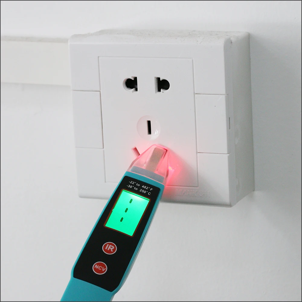 Цифровой бесконтактный термометр RZ ручной инфракрасный измеритель переменного