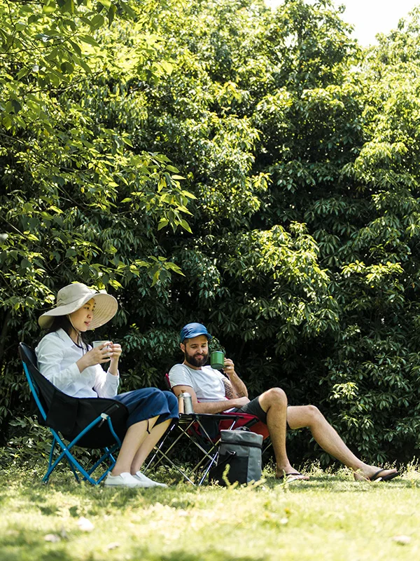 구매 NatureHike-휴대용 접이식 의자, 캠핑 하이킹 원예 바베큐 등받이 의자 접이식 의자 간단한 마자르 해변 달 관측 체어