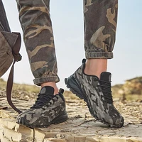 new breathable sneakers outdoor camouflage hiking shoes fashion non slip casual shoes light comfortable mens shoes size 39 50