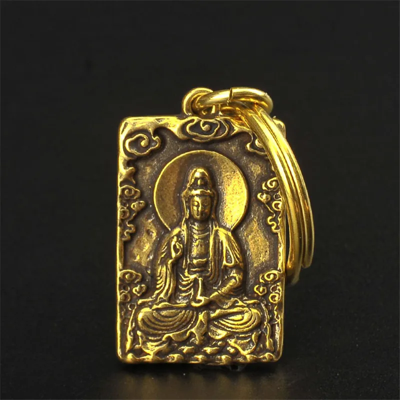 Чистые Подвески в виде ярлыка Будды для ожерелий благословение подарки брелоки