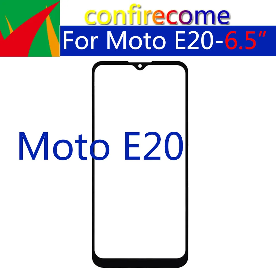 Для Motorola Moto E20 XT2155 XT2155-1 сенсорный экран передняя внешняя ЖК стеклянная панель