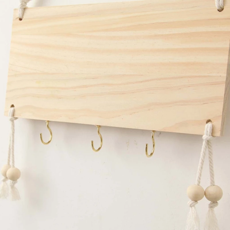 

Nordic Wall Hanging Hook Wood Key Hanger Holder For Hanging Coat Hat Jacket Clothes Kids Room Hallway Bedroom Decor