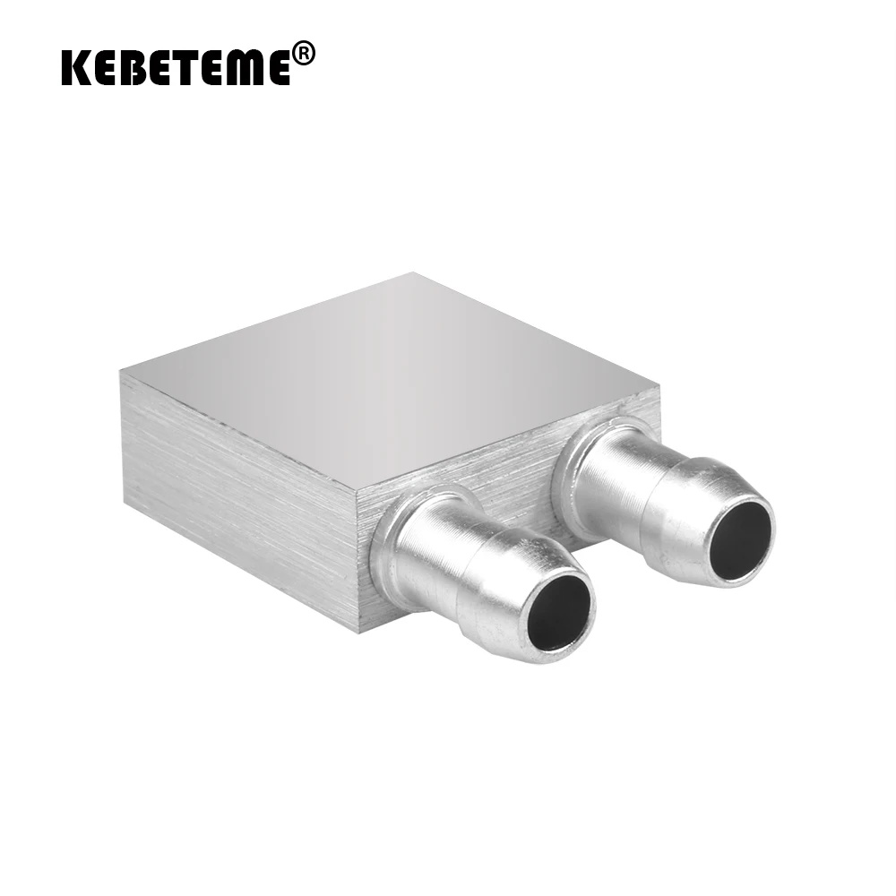 Алюминиевый блок охлаждения KEBETEME с жидкостью для компьютера радиатор ЦП ПК и