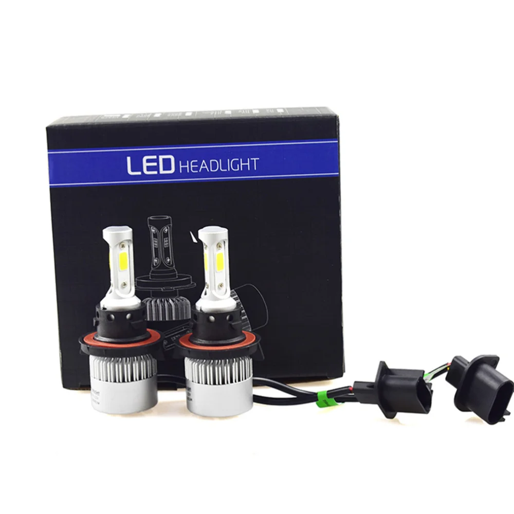 

2pcs S2 LED Headlight Bulb 36W 9-32V 8000LM Waterproof High Beam Low Beam Integrated Headlamp Car Head Light(H13)