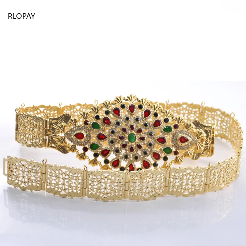 Модные свадебные ювелирные изделия из Марокко ремни для женщин абайя поясные