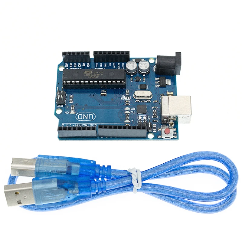 10 компл. UNO R3 для Arduino совместимый MEGA328P ATMEGA16U2 шт + кабелей|uno r3|uno r3 unouno for arduino |