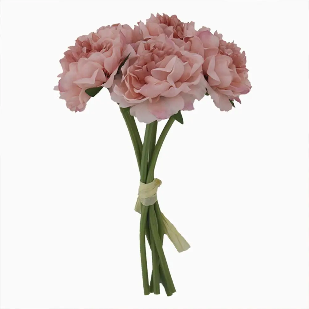 

Studyset Artificial Peony with 5 Flower Heads for Home Wedding Decoration