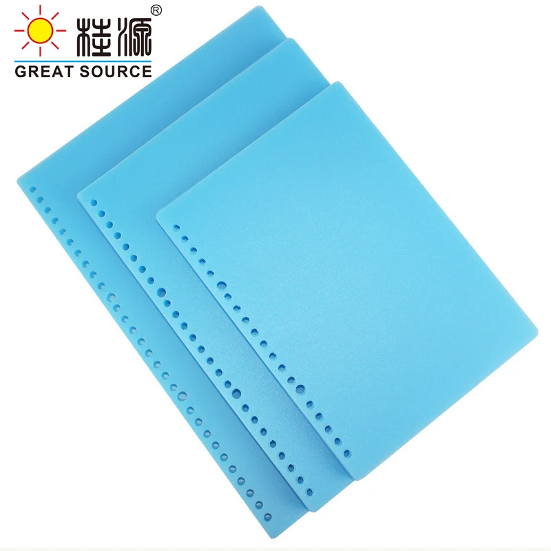 B5 Journal Cover PP Color Cover 26 Holes Binder Ring Notebook Cover Shool Office File Cover  Cover (160PCS)