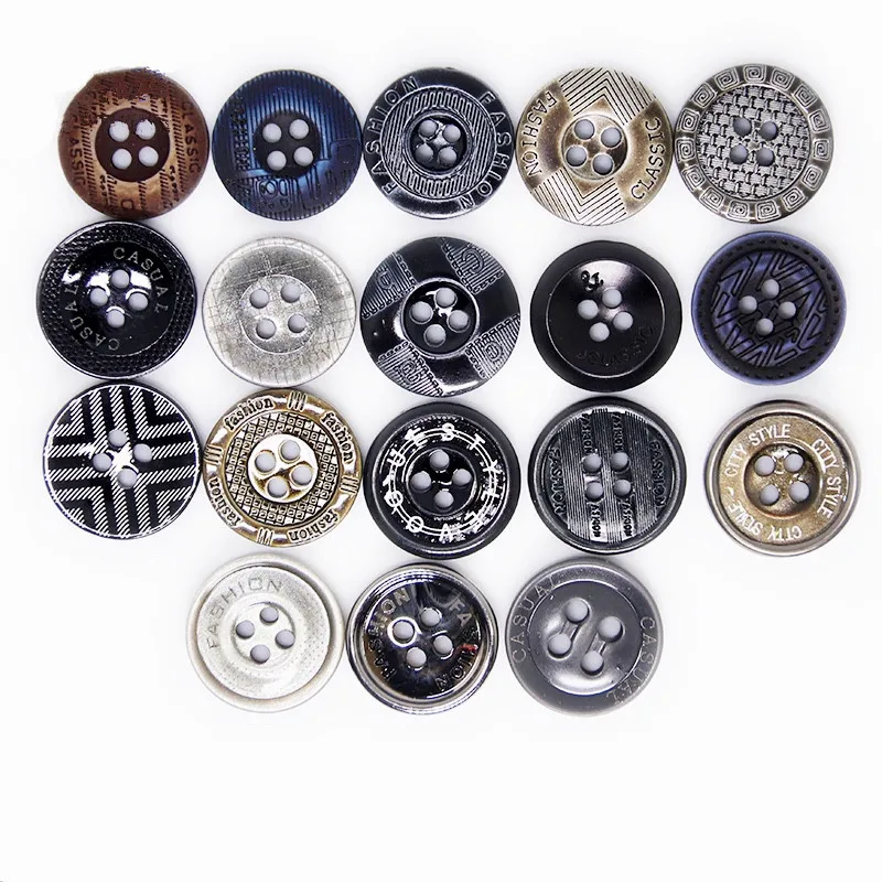 10 шт. декоративные пуговицы с 4 отверстиями|Пуговицы| |