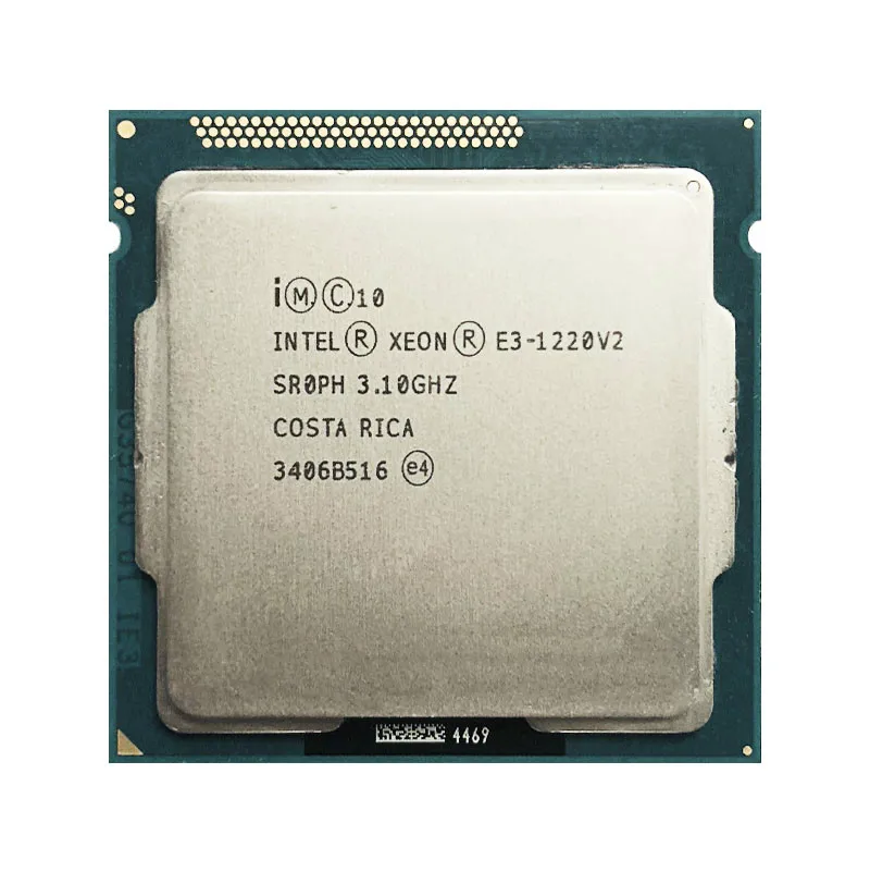 

Intel Xeon E3-1220 v2 E3 1220v2 E3 1220 v2 3.1 GHz Quad-Core CPU Processor 8M 69W LGA 1155