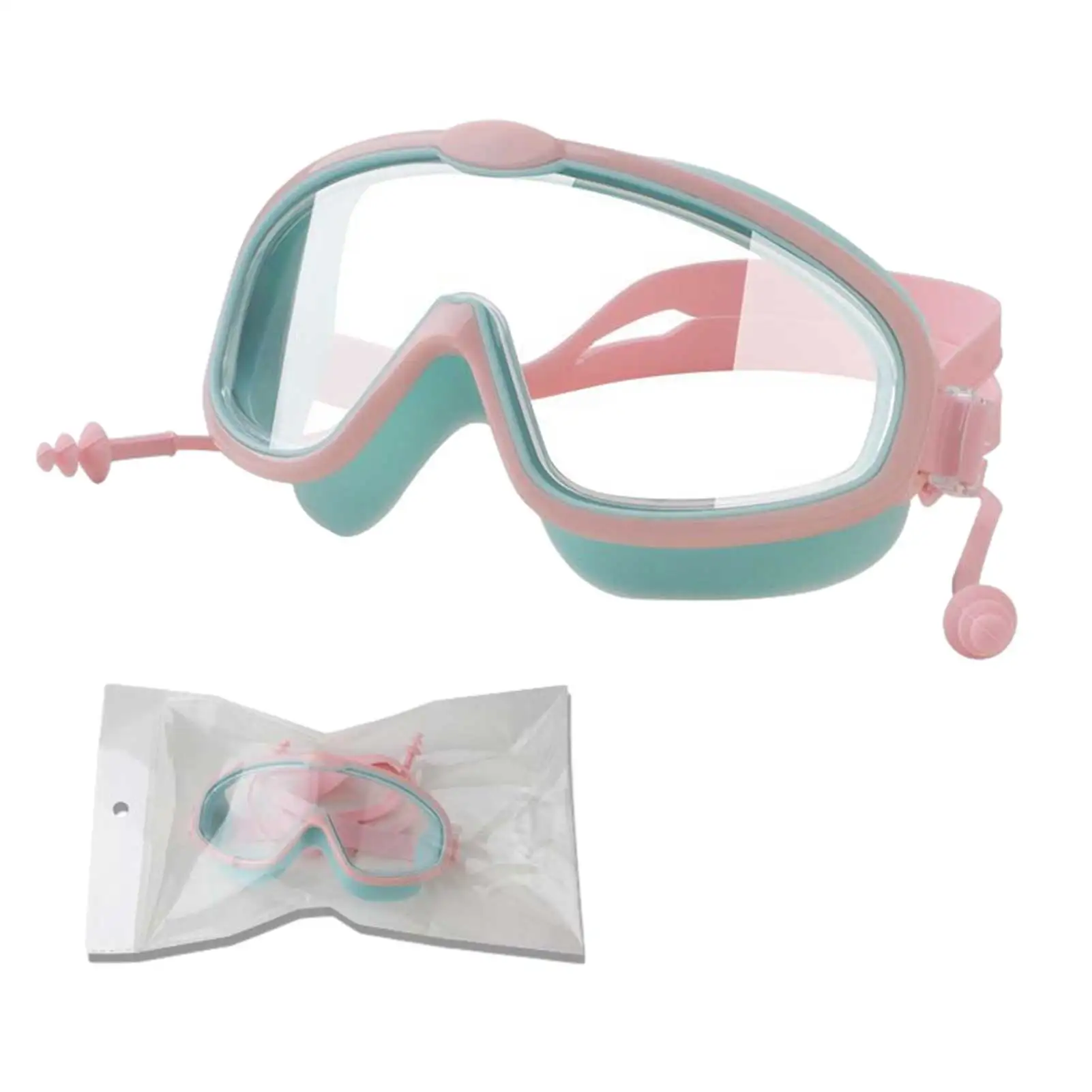 Children's 3D Swimming Goggles Anti-Fog Clear Vision Professional Glasses Waterproof Silicone Summer | Спорт и развлечения