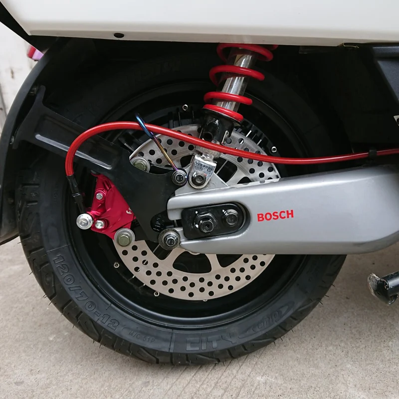 

CNC Aluminum Electric motorcycle conversion pump crab caliper electric car accessories + rpm220 brake disc calf N1S brake kit