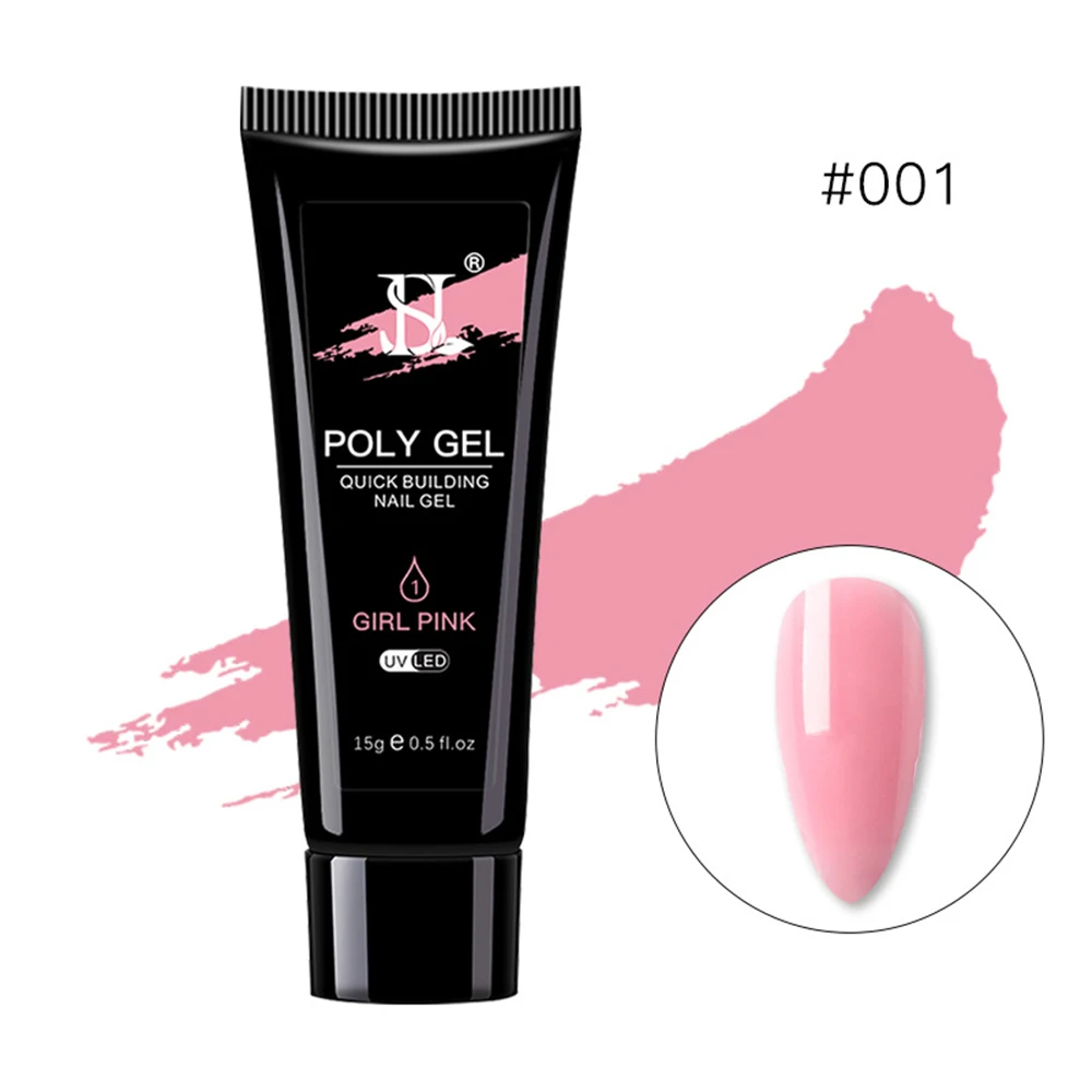 12 Color Crystal Extend UV Nail Gel Extension Builder Led Poly Art Lacquer Jelly Acrylic | Красота и здоровье