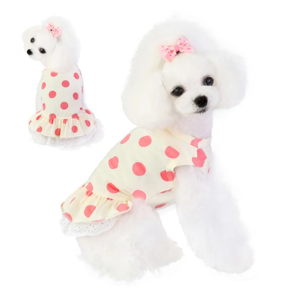 Женская одежда для собак джинсовое платье джинсовая юбка маленьких щенков