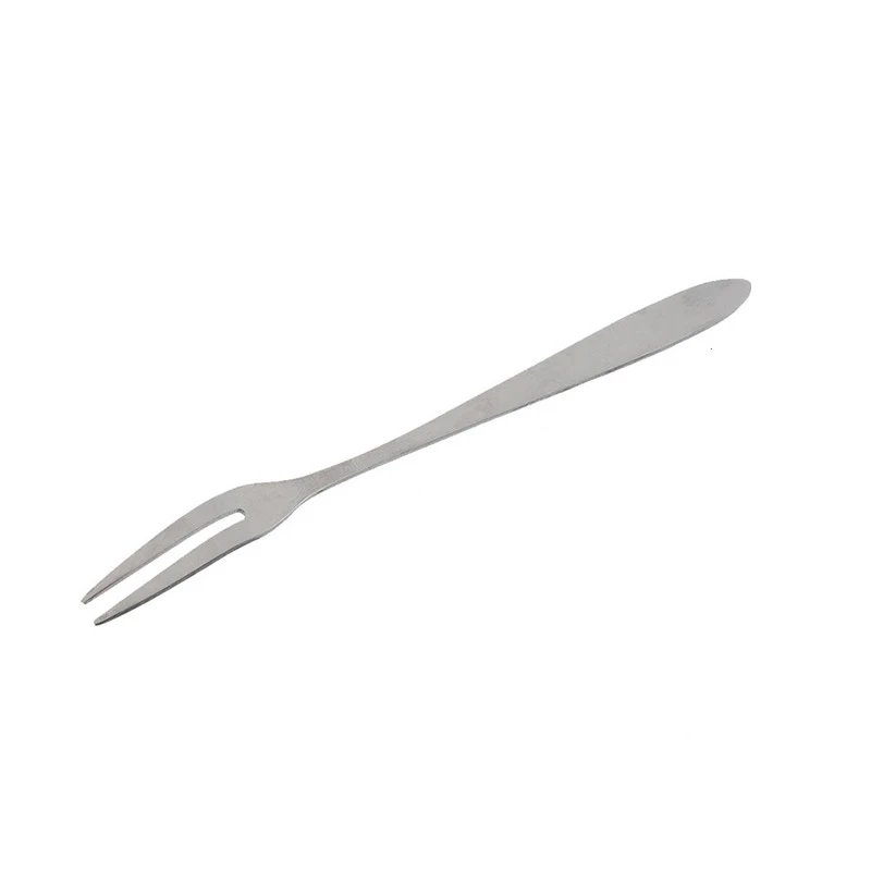 Нержавеющая сталь плоды вилкой Кофе закуски вилка для фруктов и десертов Кухня