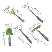 five piece gardening tools potted flower shovel dual purpose hoe shovel seed garden tool set gardening hand tools