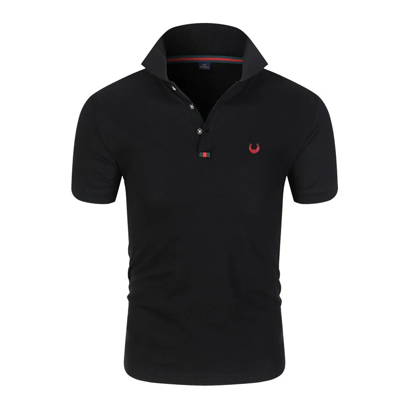 

men's clothing Summer short Sleeve Polo Shirt men fashion polo shirts casual Slim Solid color business men's polo shirts men's