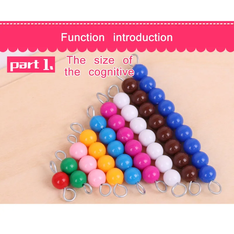 

Kid Toy Educational Wooden Toy Colorful Checker Board Bead Math Toy Early Childhood Preschool Training Set